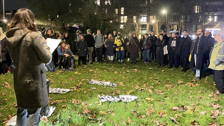 Vigil held in London to commemorate victims killed across Israel, Palestine