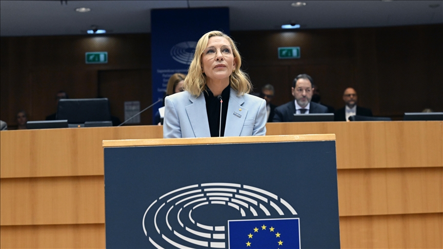 Yıldız oyuncu Cate Blanchett, AP'de BM yetkililerinin "Gazze'de ateşkes çağrısını" dillendirdi