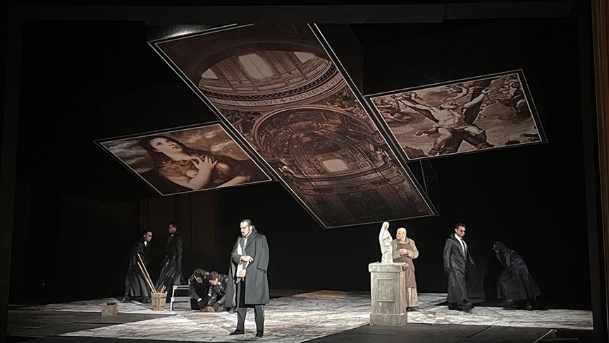 Sofya Opera ve Balesinin "Tosca" operası Ankara'da sanatseverlerle buluştu