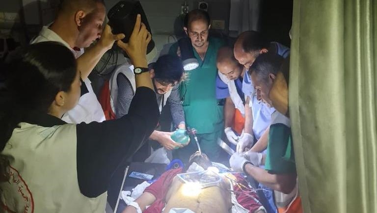 Gaza hospitals forced to perform surgeries using flashlights amid fuel shortage