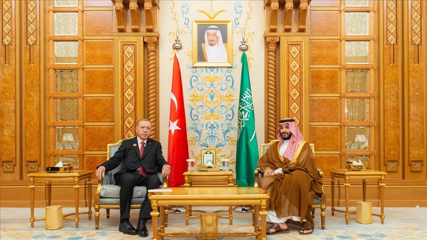 الرئيس أردوغان يلتقي الأمير محمد بن سلمان في الرياض