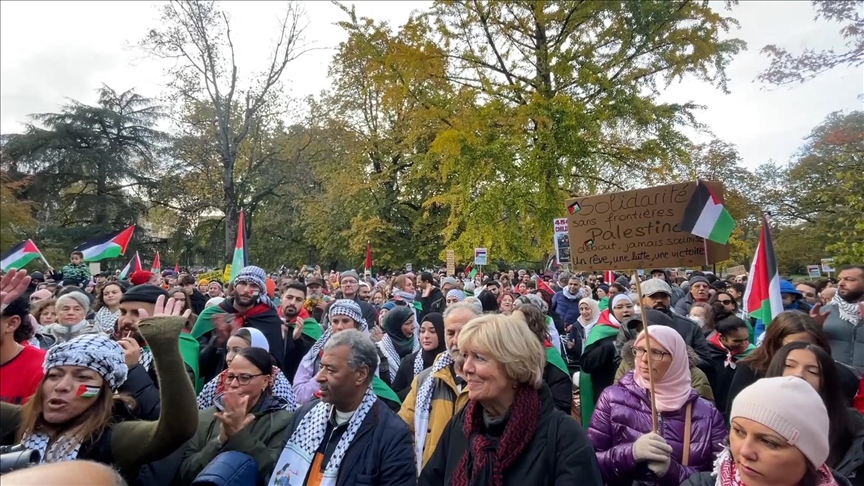 Genève: des milliers de personnes manifestent pour exiger la fin du génocide à Gaza