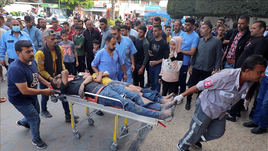 Casualties reported in Israeli airstrike on Jabalia refugee camp northern Gaza