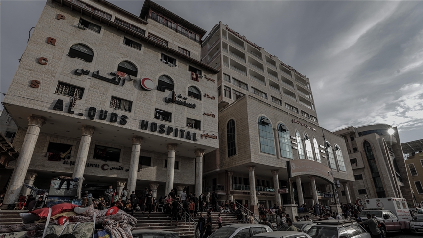 Red Crescent denies Israeli claims that gunmen are present inside Al-Quds Hospital