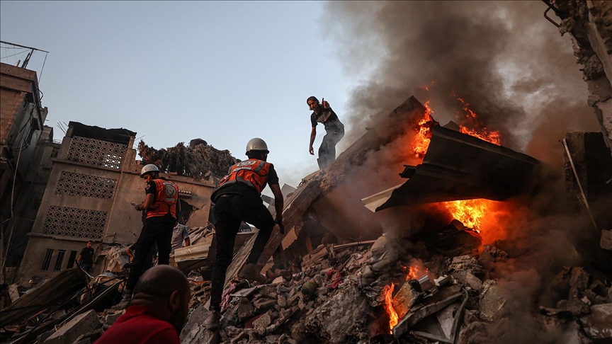 4 killed as Israeli warplanes strike house next to shelter house in Gaza