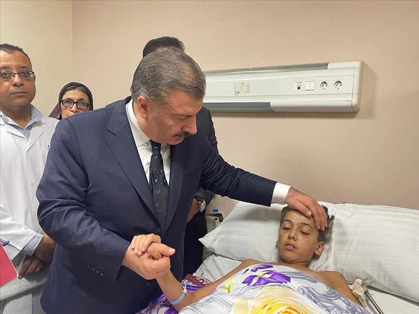 Turski ministar zdravstva u Egiptu posjetio pacijente iz Gaze