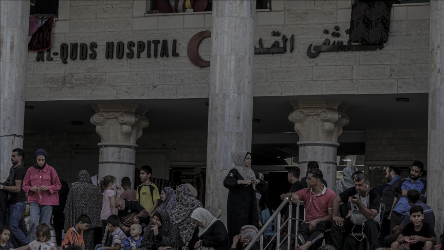 Gazze'deki Kudüs Hastanesinde bulunan hastalar ve sağlık çalışanları tahliye edildi