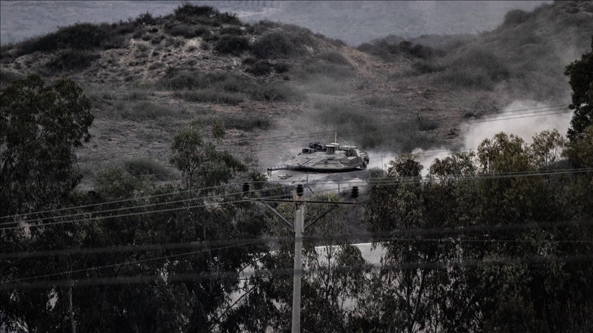 Israeli tanks surround Al-Ahli Baptist Hospital in Gaza City