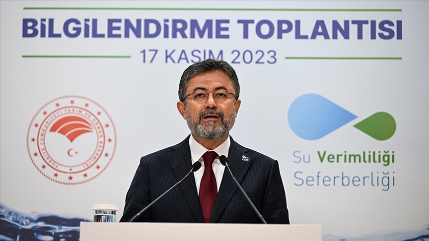 Bakan Yumaklı'dan belediye, çiftçi, sanayici ve vatandaşlara "suyu verimli kullanma" çağrısı