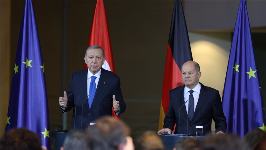 German chancellor thanks Turkish President Erdogan for Ukraine grain deal efforts