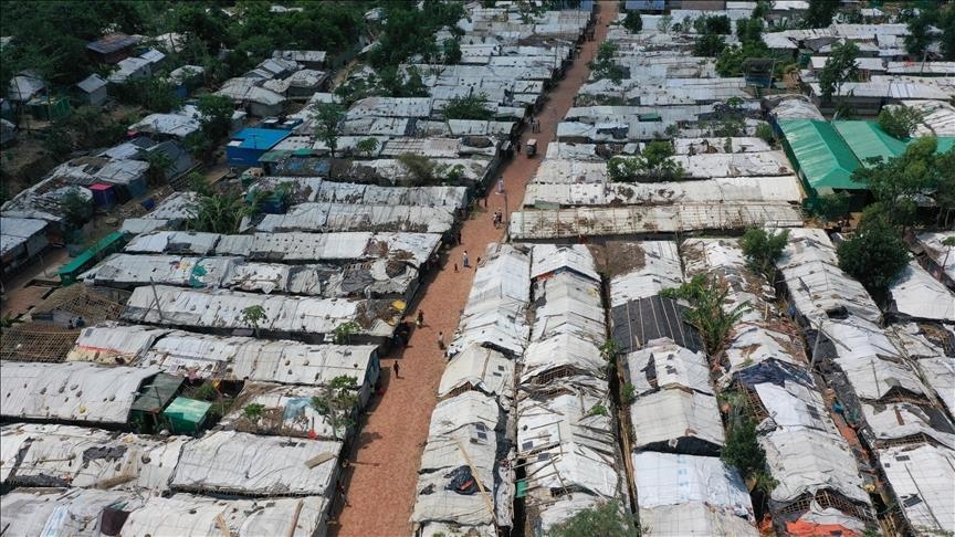 Rohingya camps hit by Cyclone Midhili in Bangladesh