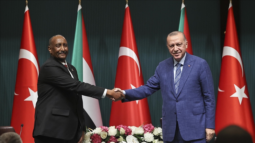 Turkish President Erdogan, Sudan's leader Burhan discuss Gaza