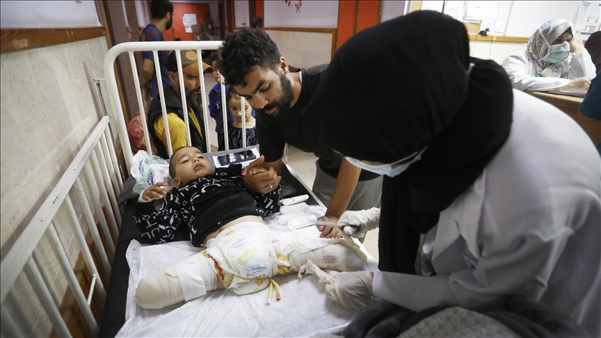 Israel targets Palestinian boy who lost his parents, brother, legs in airstrikes