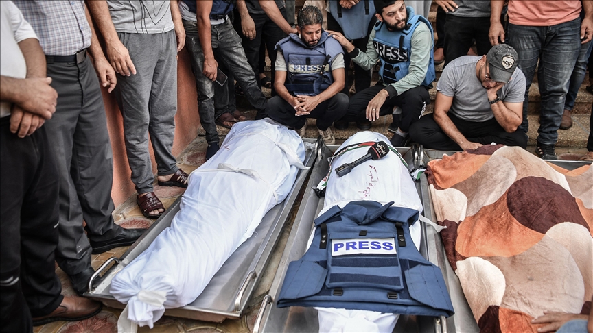نقابة الصحفيين الفلسطينيين تدين مقتل صحفي في قصف إسرائيلي على غزة