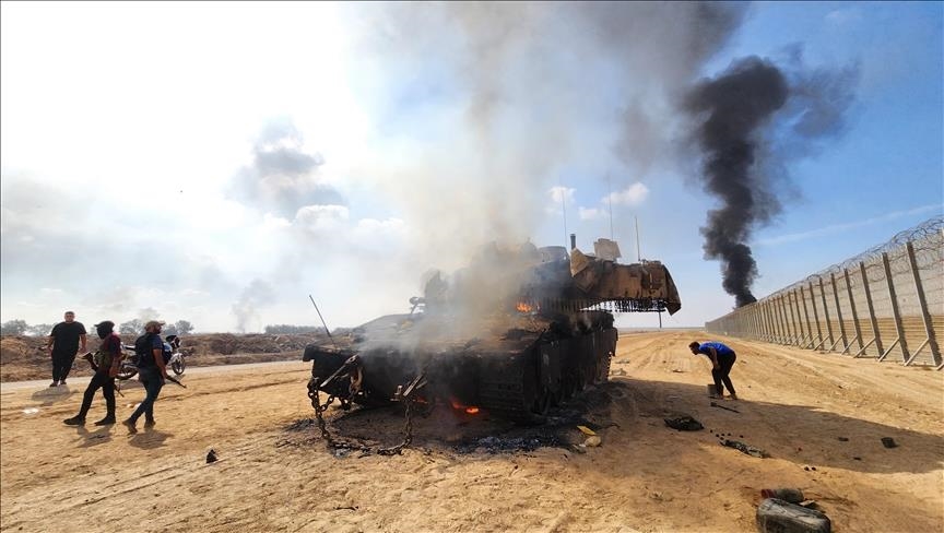Al-Qassam Brigades says it eliminated 6 Israeli soldiers in Gaza city