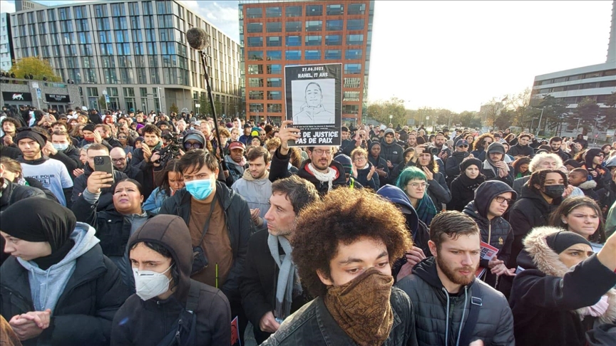 Mort de Nahel : Des centaines de manifestants à Nanterre pour protester contre la libération du policier auteur du tir