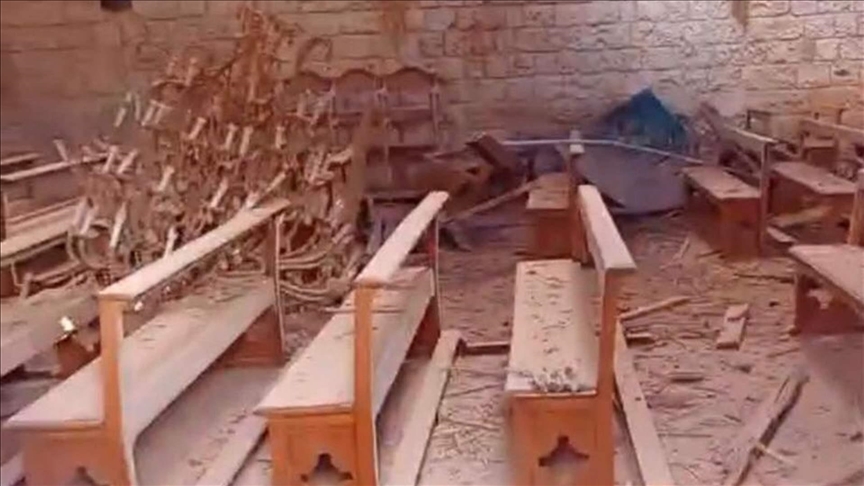إسرائيل تستهدف كنيسة "مار جرجس" جنوبي لبنان
