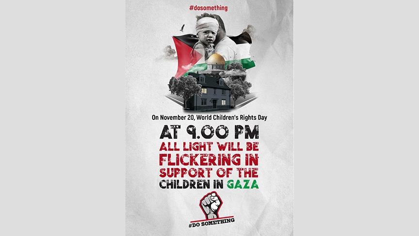 Turkish group starts worldwide drive to protest children's deaths in Gaza