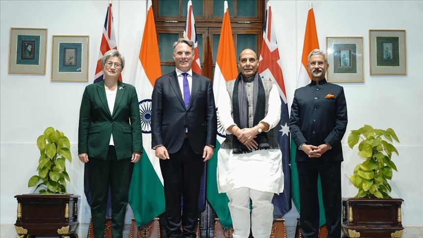 Indian, Australian foreign, defense chiefs hold joint talks in New Delhi