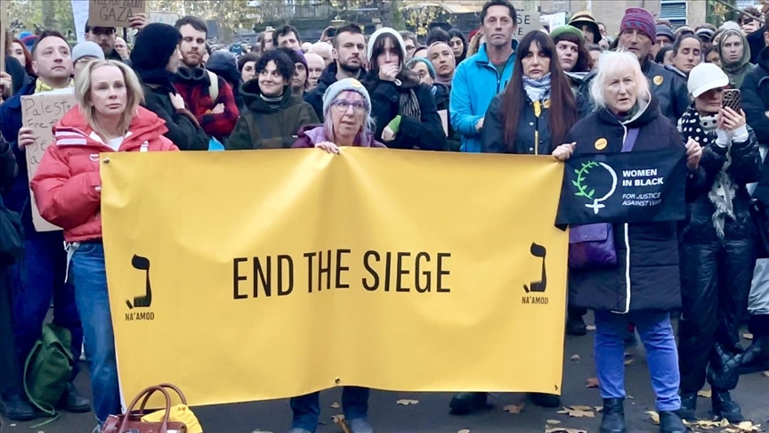 London Jews rally for immediate cease-fire in Gaza