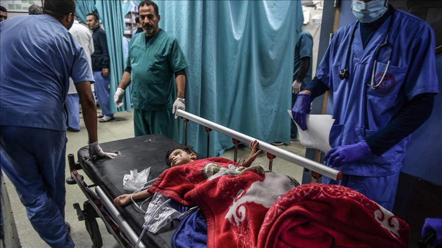 100 patients evacuated from bombarded Indonesian Hospital to southern Gaza