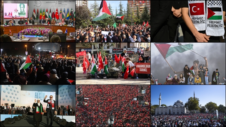 Türk toplumu, İsrail'in Gazze saldırılarına en hızlı ve en güçlü tepki verenler arasında öne çıktı