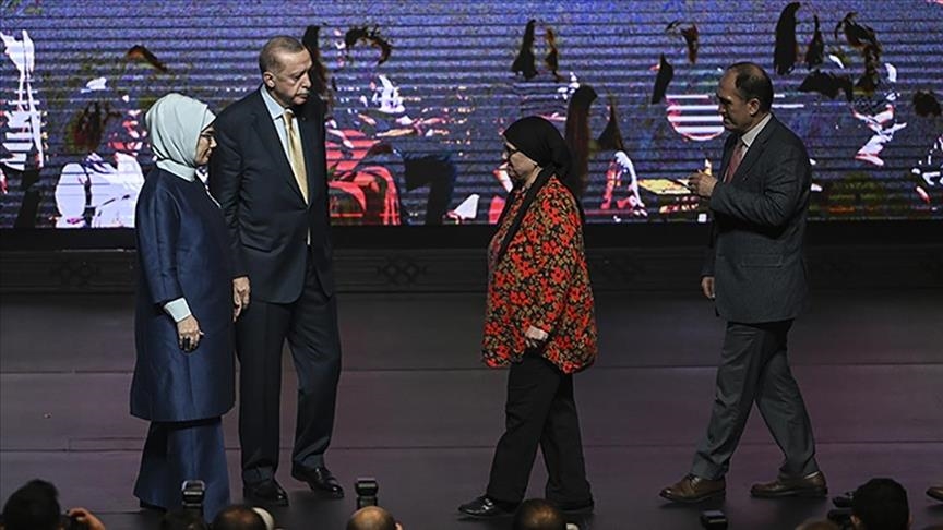 Turkish president attends gala for movie dedicated to teacher slain by PKK terror group