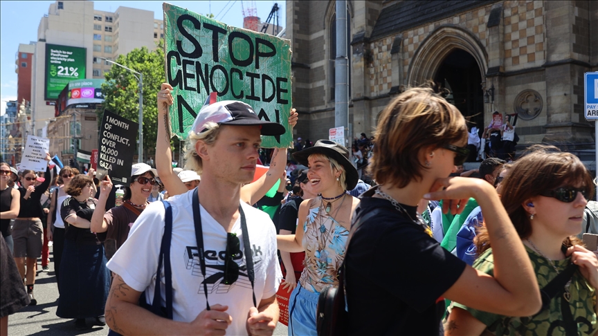 Australian students walk out of classes for ‘free, free Palestine’ protests