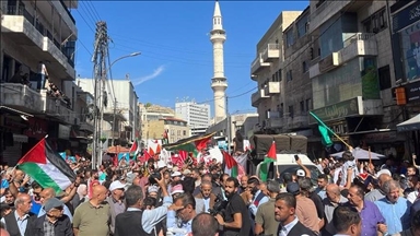 "La résistance est notre choix": Des milliers de Jordaniens manifestent à Amman en soutien à Gaza 