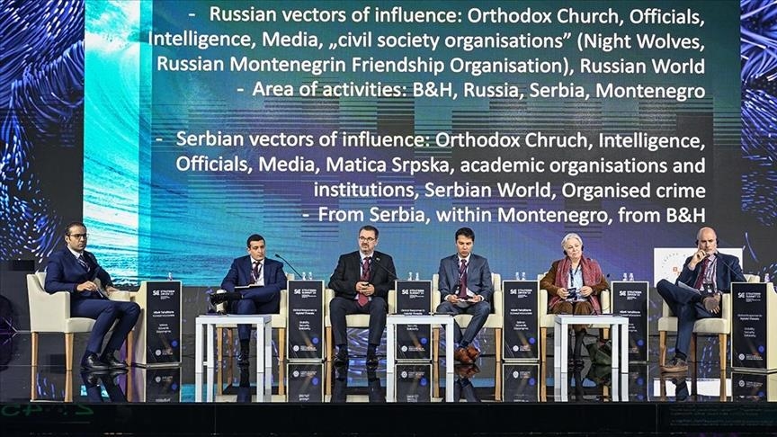 'Hybrid Threats in the Age of Uncertainty' panel held at Stratcom Summit in Istanbul