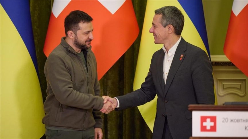 Президент Украины встретился со швейцарским коллегой в Киеве
