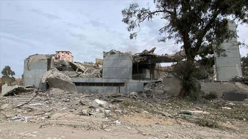 Humanitarian pause reveals destruction of ‘Rashad Al-Shawwa’ cultural center in Gaza by Israel