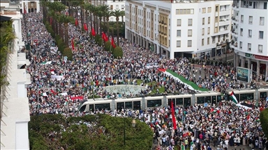 Thousands gather in pro-Palestine Morocco rallies to oppose normalization of ties with Israel