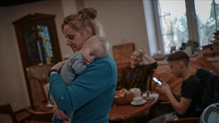 Mother fosters sick, disabled children orphaned due to war in Ukraine's Kharkiv