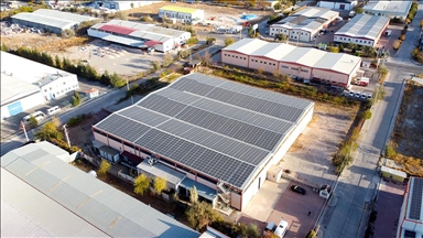 Aksaray'da fabrikaya kurulan güneş panelleriyle ekonomiye katkı