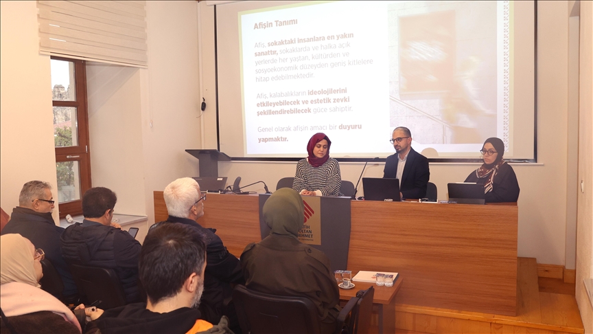 Filistin direnişinde görselliğin etkisi "Tasarımın Gücü: Filistin Direnişi" etkinliğinde anlatıldı