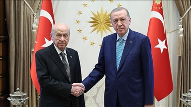 Serokomar Erdogan, Serokê Giştî yê MHPyê Bahçelî qebûl kir