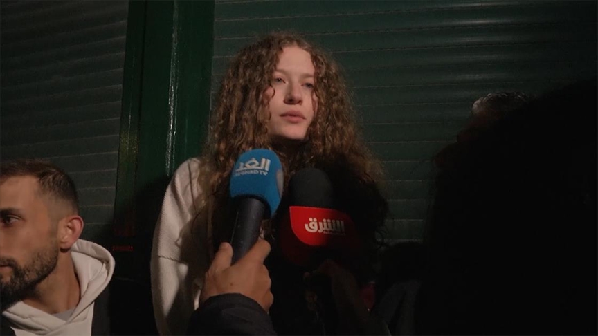 "Filistinli cesur kız" olarak tanınan Temimi, İsrail hapishanesinde tanık olduğu ihlalleri anlattı