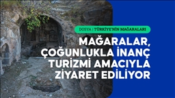 "Yedi Uyuyanlar" ve "Zeus" mağaraları turizme katkı sağlıyor