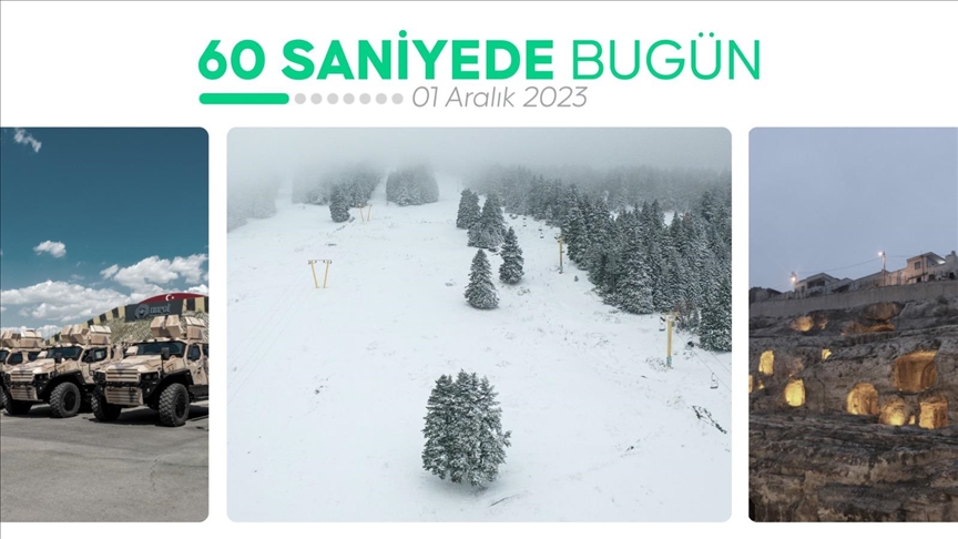 60 saniyede bugün (01 Aralık 2023)