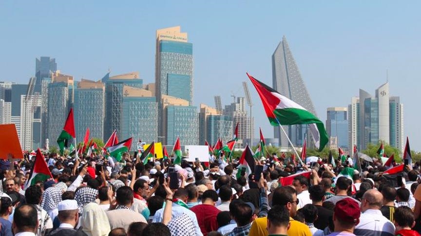 الدوحة.. وقفة تضامنية مع غزة للجمعة الثامنة