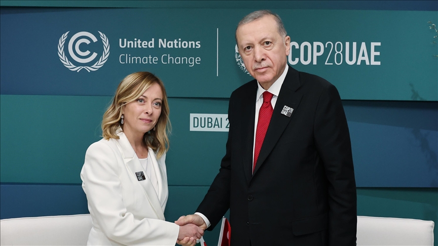 Turkish President Erdogan holds sidelines talks in Dubai