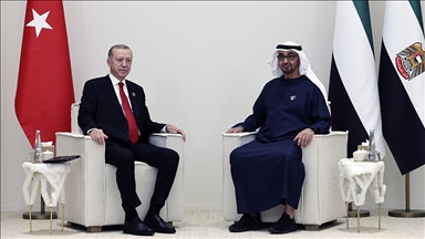 الرئيس أردوغان يلتقي نظيره الإماراتي في دبي
