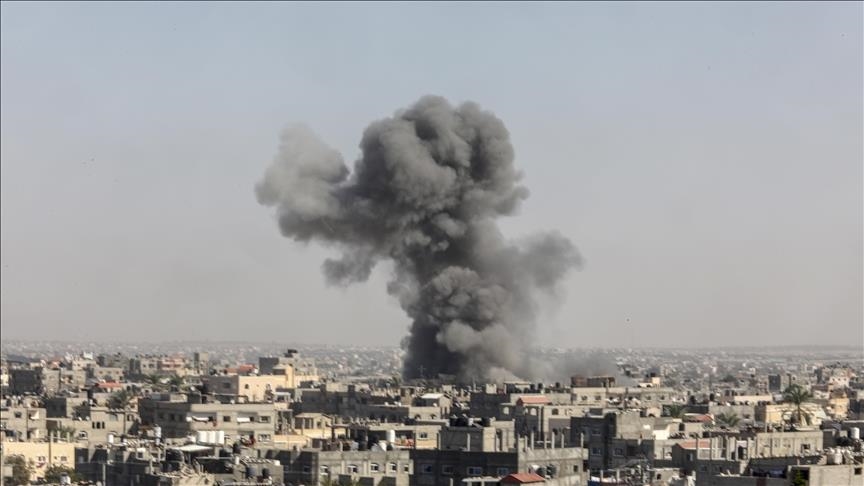 ВВС Израиля нанесли мощный удар по городу Хан-Юнус в секторе Газа