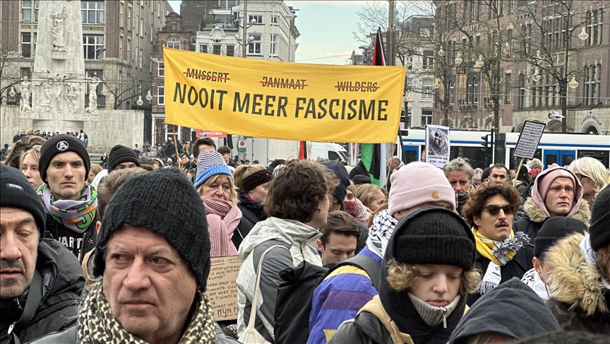 Far-right politician Wilders protested in Netherlands