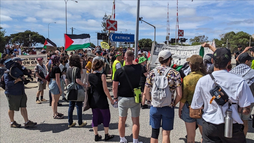 Australie: manifestation au port de Fremantle pour empêcher le chargement d'un navire d'une compagnie israélienne