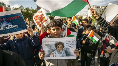 Tunisie : Des dizaines d'enfants organisent une marche en soutien aux enfants de Gaza