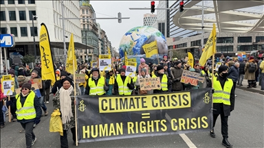 Thousands hold climate rally in Brussels as COP28 talks underway