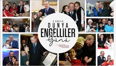 أردوغان يحتفي باليوم الدولي لذوي الإعاقة