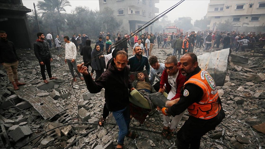 İsrail'in Gazze'ye yönelik saldırılarında ölen Filistinli sayısı 16 bin 248'e yükseldi